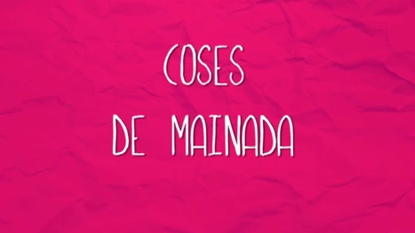 Coses de mainada