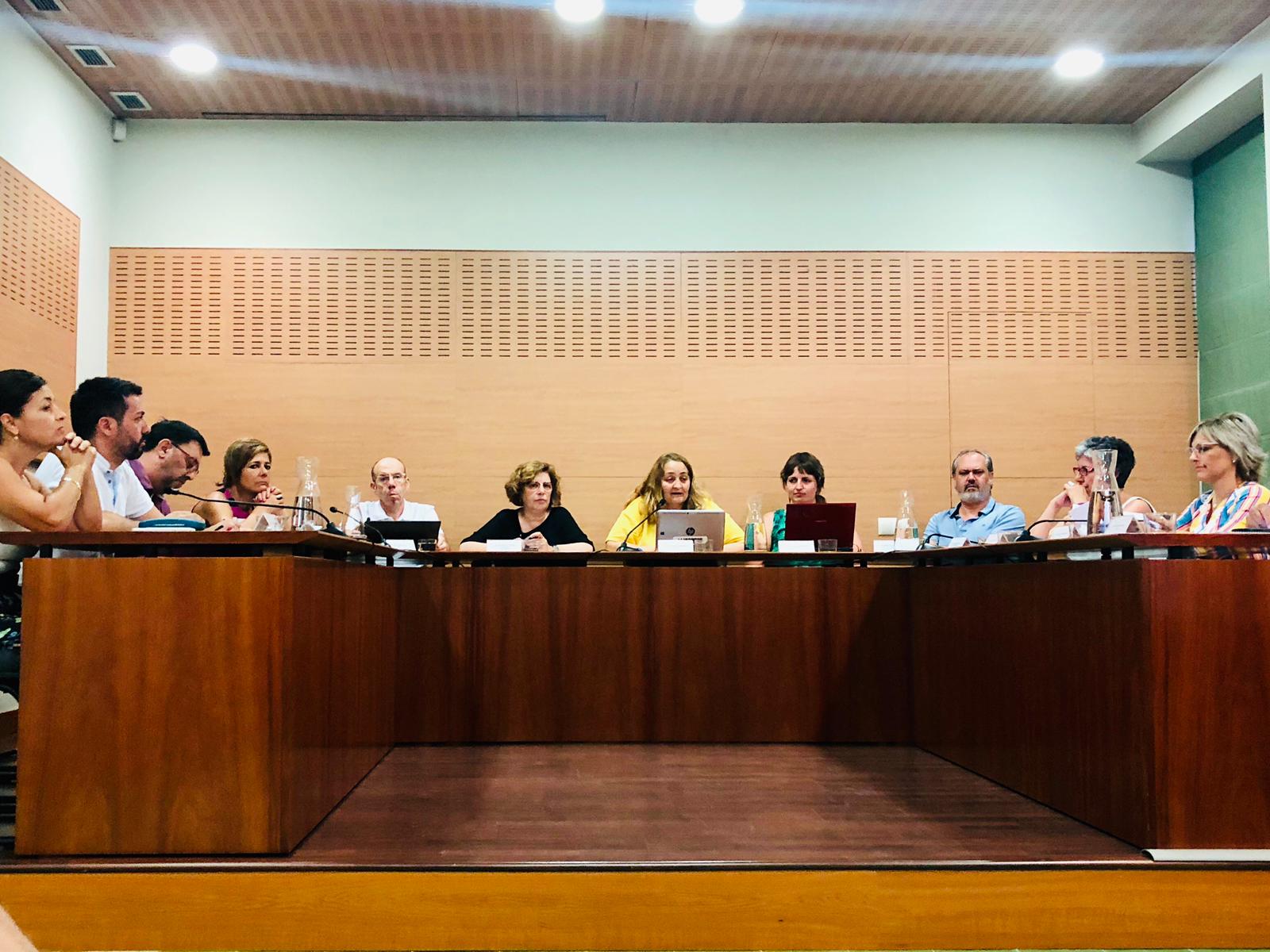 Foto Mesa del Ple 15-07-2019 Gelida