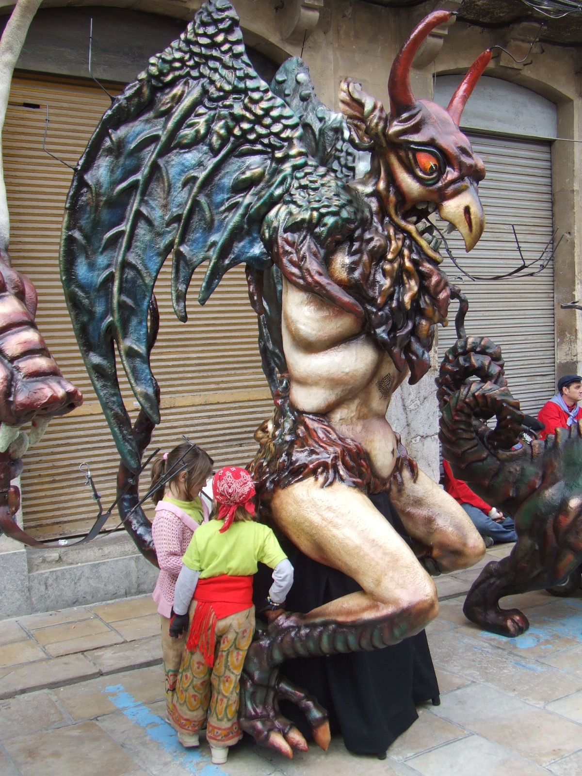 Drac Magnafoc de Vilobí del Penedès. Dolors Sans