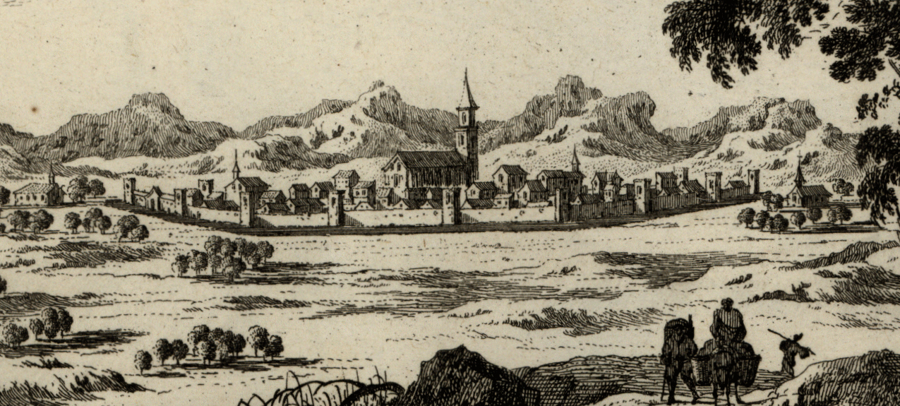 Detall Atles – Vilafranca – Adam Perelle – Sieru de Beaulieu – 1668 – Institut Cartografic i Geologic de Catalunya