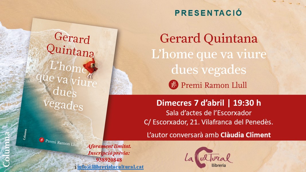 Targetó presentació L’HOME QUE VA VIURE DUES VEGADES Vilafranca