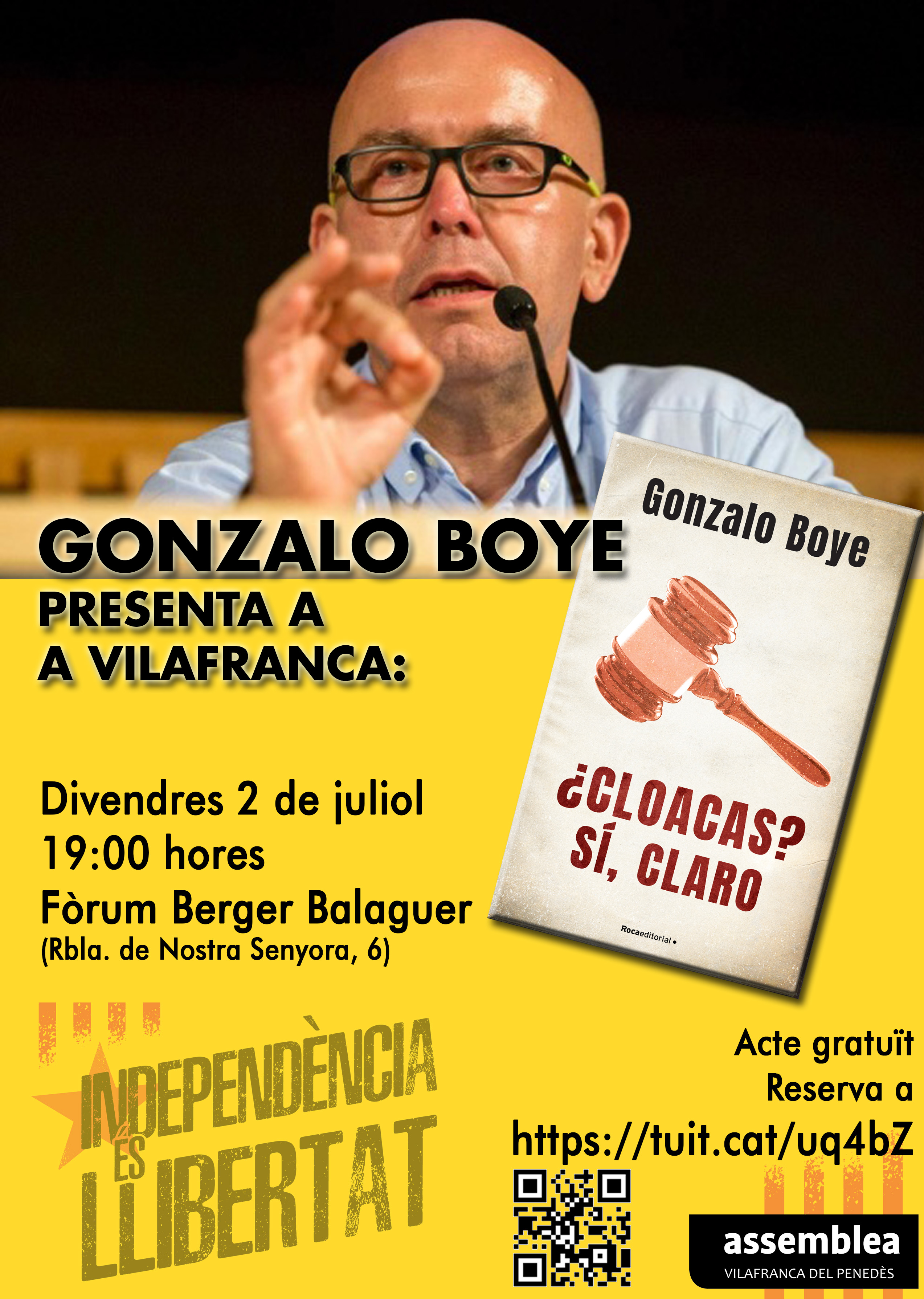 Gonzalo Boye 2 juliol Vilafranca