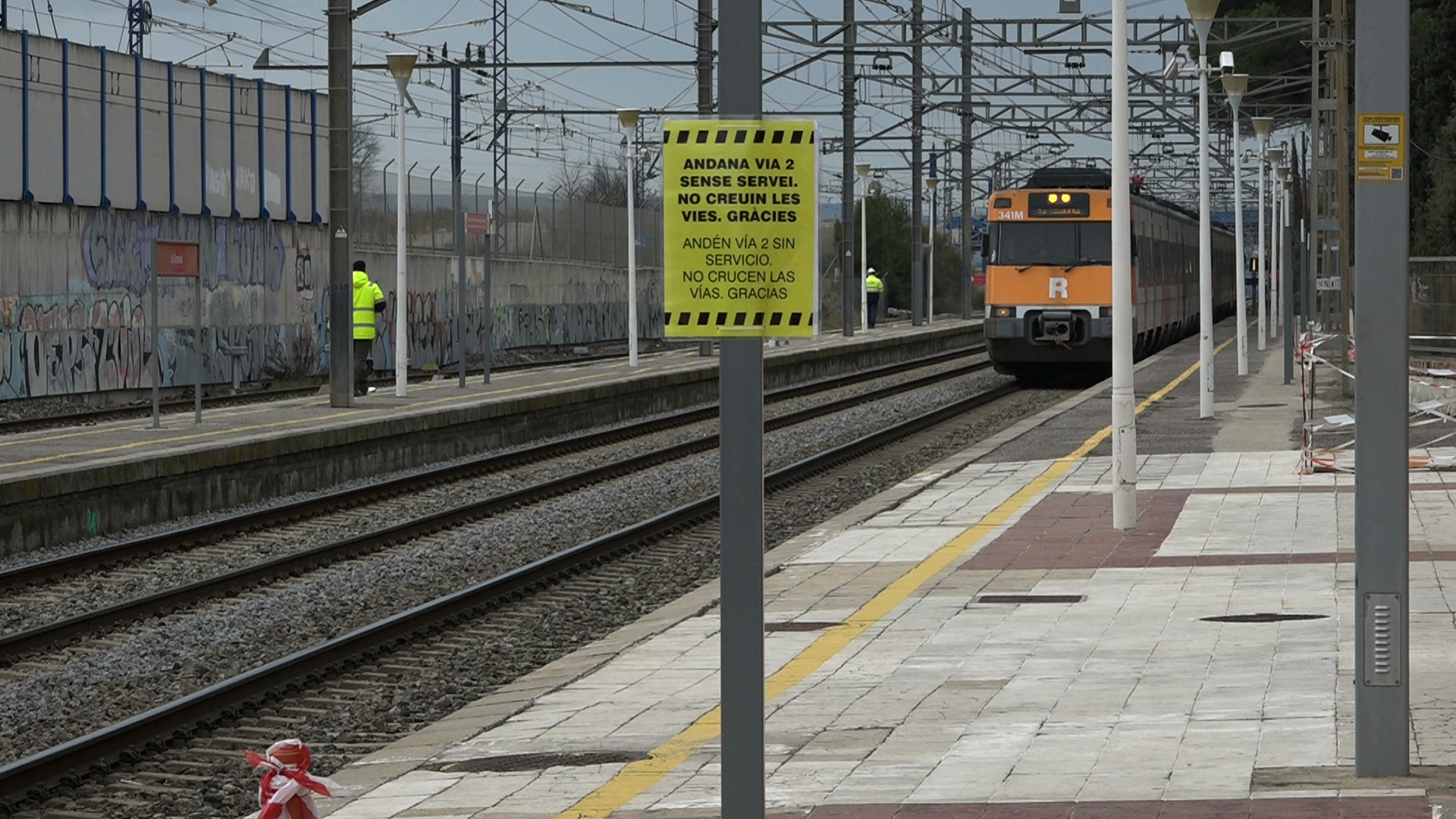 ESTACIÓ DE TRENS DE LA GRANADA ADIF OBRES FEBRER’23