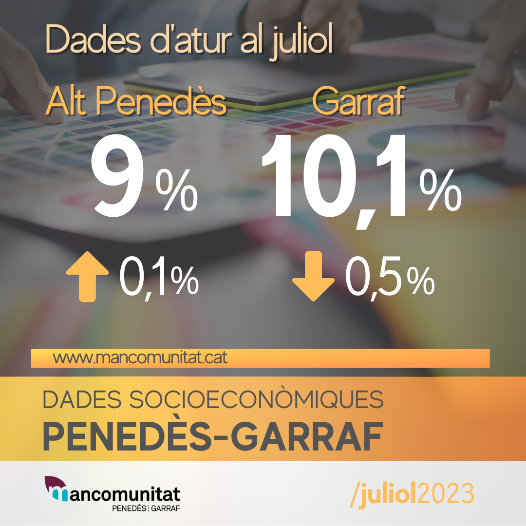 Dades atur juliol 23