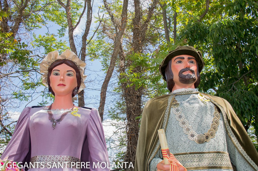gegants sant pere molanta