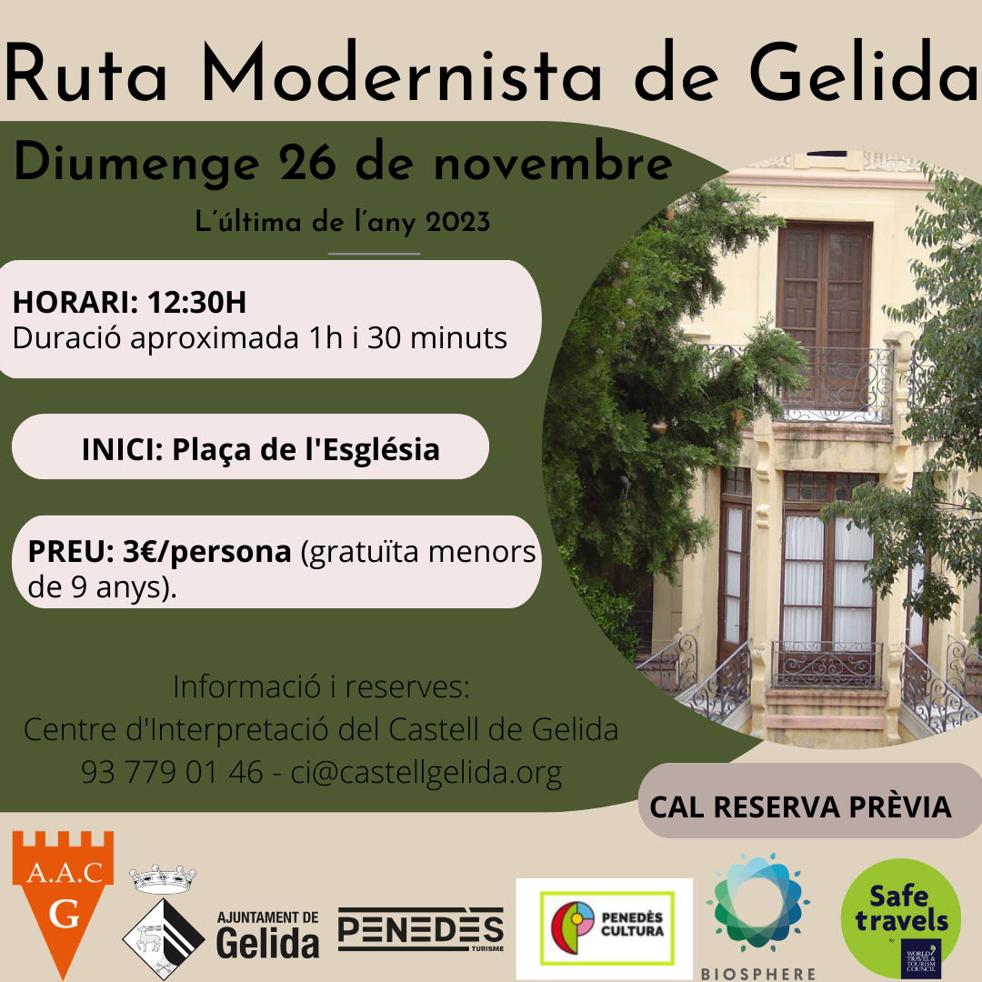 ruta modernista gelida