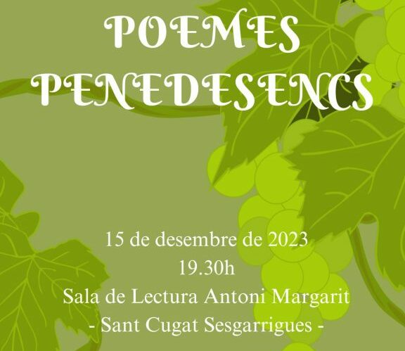 Cartell Poemes penedesencs