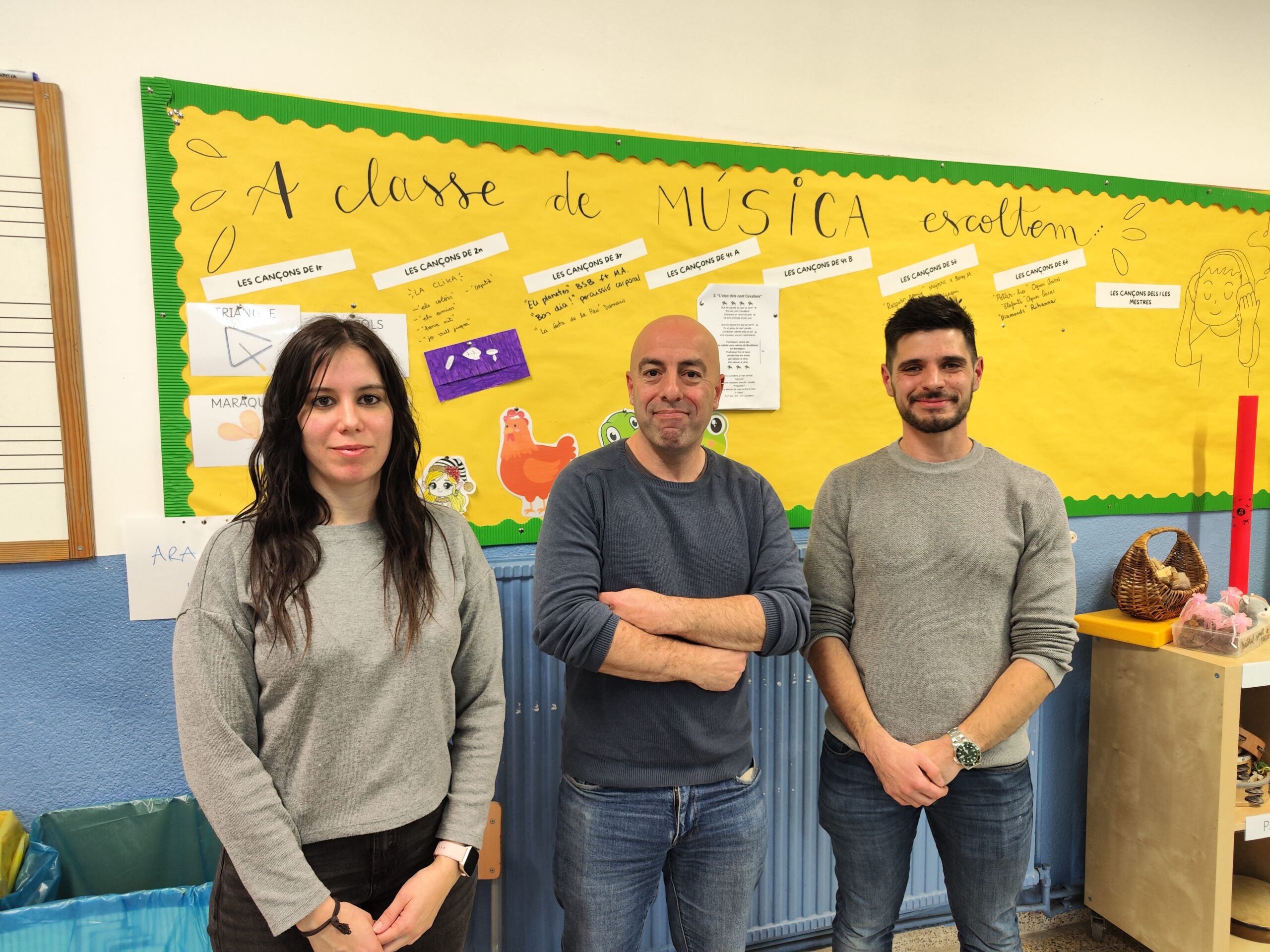 Ivone Ramos, Gerard Vendrell i Joan Manel Paños a l’activitat del 30 de gener
